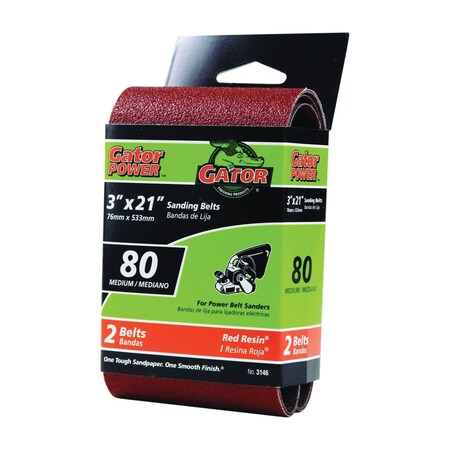 GATOR 3X21 AO BELT 80, 2PK